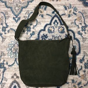 Green hobo bag